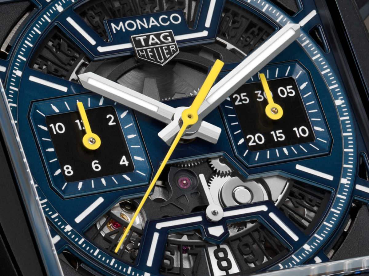 TAG Heuer Monaco Skeleton 39mm – Μπλε