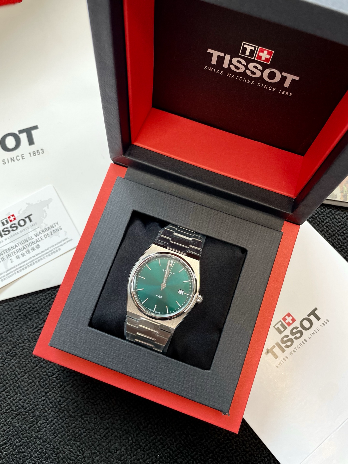 ТЅТ PRX 40mm Uhr Grün