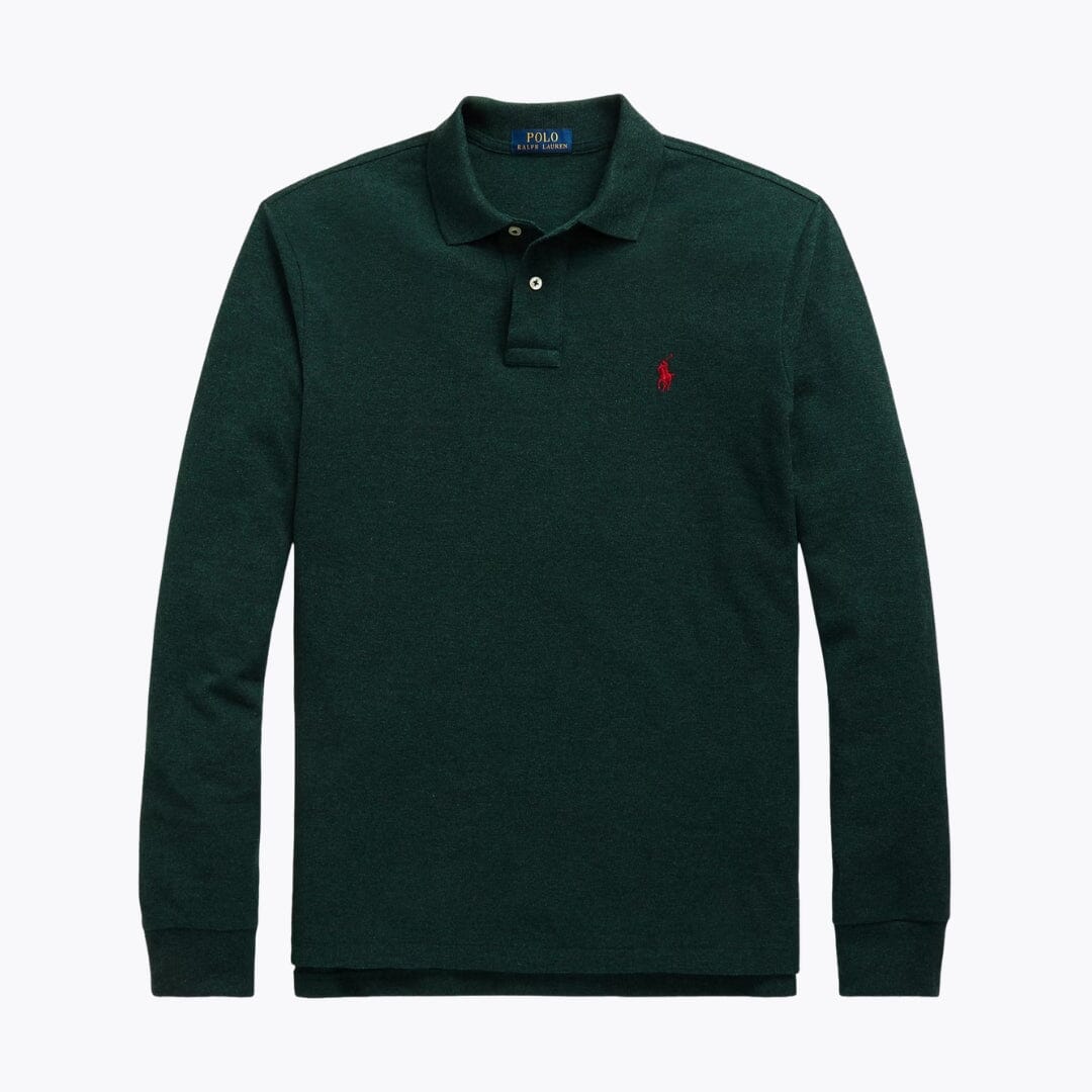 Polo de malha de manga comprida RL