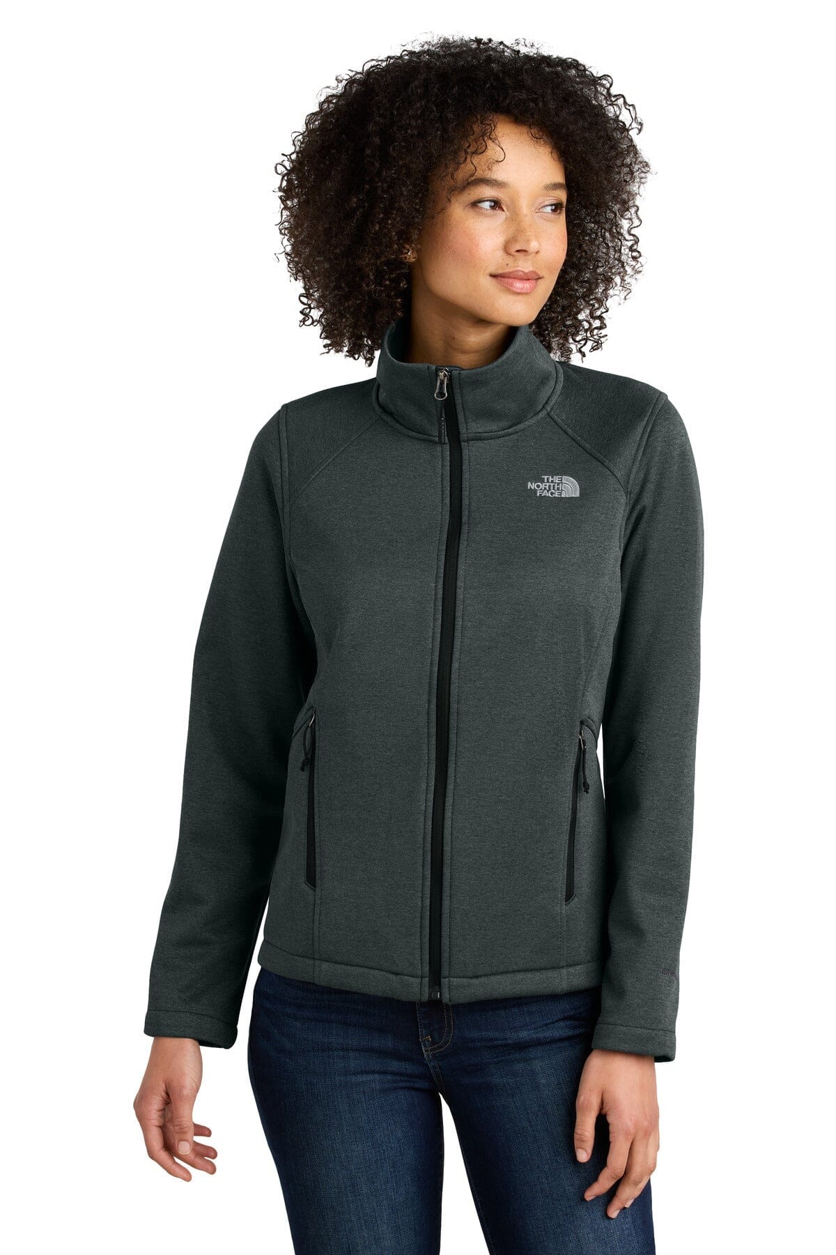 TNF ® Casaco Ridgewall Soft Shell feminino com logótipo no peito NF0A88D4