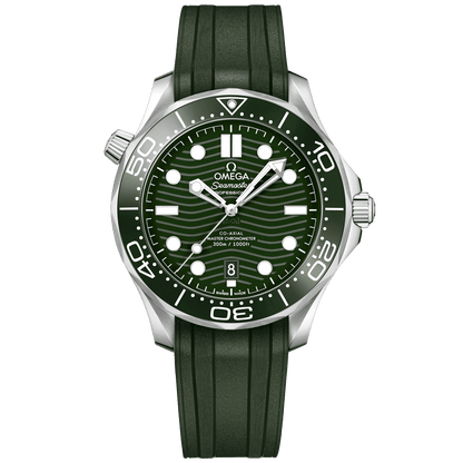 Seamaster Diver 300M Green 42mm Rubber Strap
