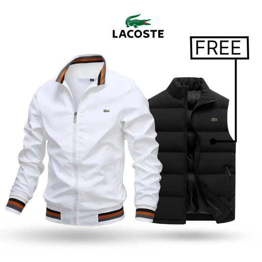 LACOSTE | Casaco premium + colete Stylus GRÁTIS