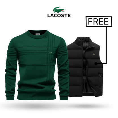 LACOSTE | Camisola premium + colete Stylus GRÁTIS