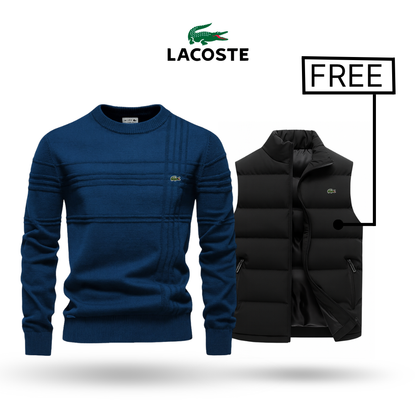 LACOSTE | Camisola premium + colete Stylus GRÁTIS