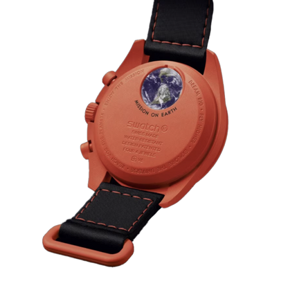 Omega x Swatch MoonSwatch Αποστολή στη Γη – Λάβα 42mm