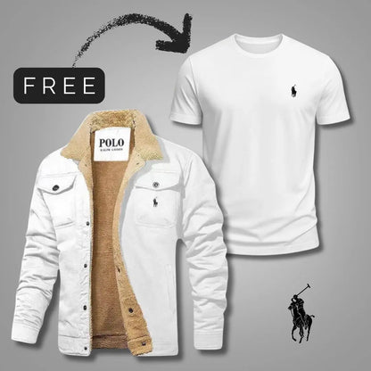 Casaco de sherpa™ + T-shirt premium GRÁTIS