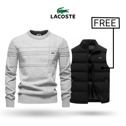 LACOSTE | Camisola premium + colete Stylus GRÁTIS