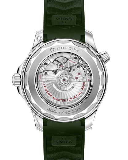 Seamaster Diver 300M Green 42mm Rubber Strap