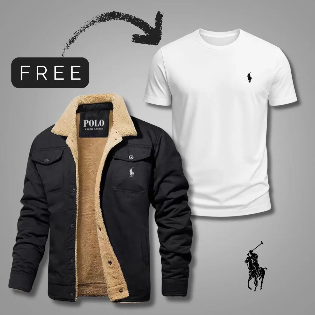 Casaco de sherpa™ + T-shirt premium GRÁTIS
