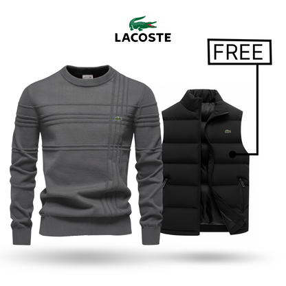 LACOSTE | Camisola premium + colete Stylus GRÁTIS
