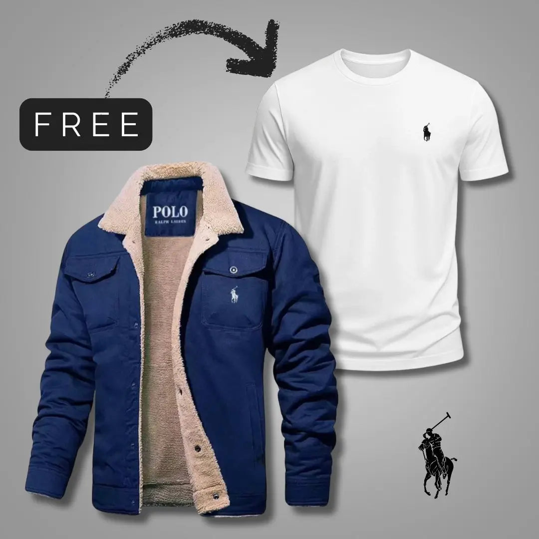 Casaco de sherpa™ + T-shirt premium GRÁTIS