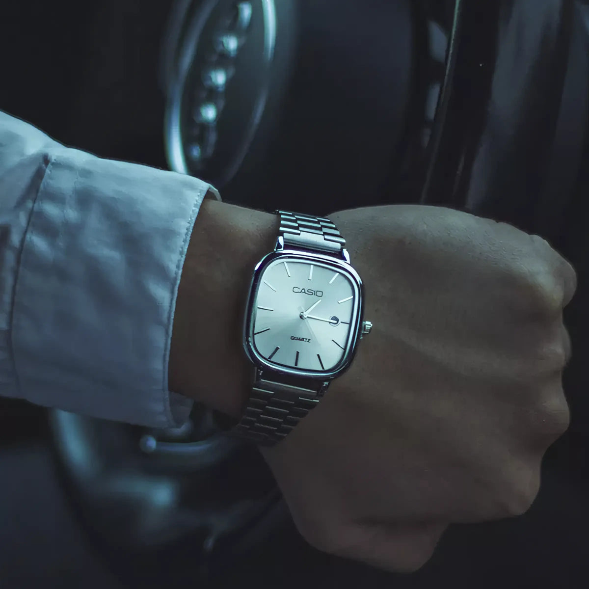 С А Ѕ I О luxus 36 mm-es óra - vízálló | átvitt acél