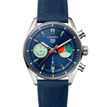 TAG Heuer Carrera Skipper 39mm – Zilverkleurig