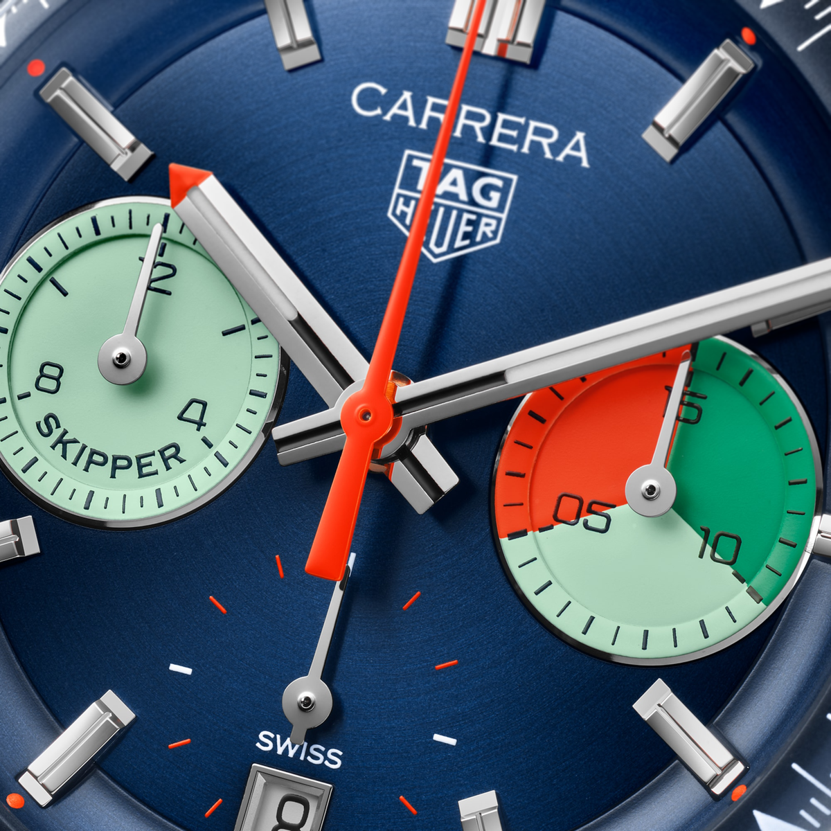 TAG Heuer Carrera Skipper 39mm – Zilverkleurig