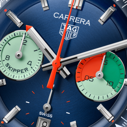 TAG Heuer Carrera Skipper 39mm – Zilverkleurig