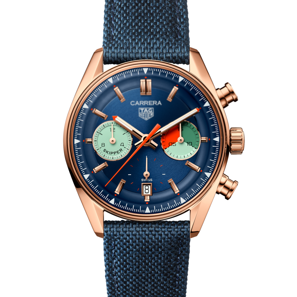 TAG Heuer Carrera Skipper 39mm – Goldfarben