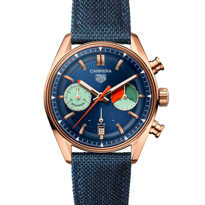 TAG Heuer Carrera Skipper 39mm – Goldfarben