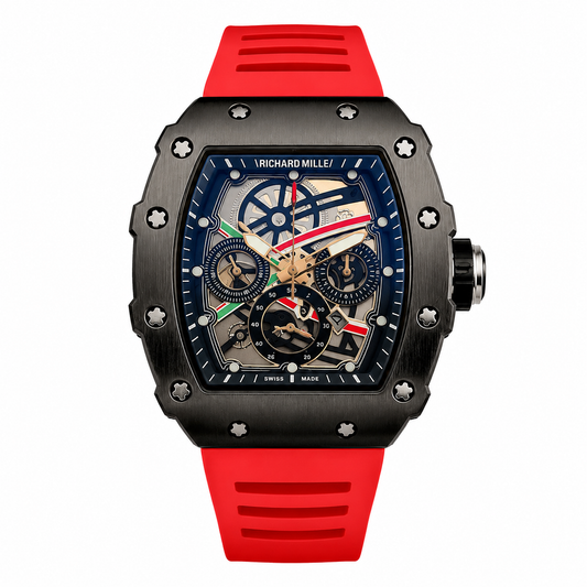 Hodinky RM35-01 Automatic Flyback Chronograph 42mm červené
