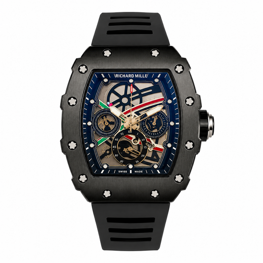 Hodinky RM35-01 Automatic Flyback Chronograph 42mm černé