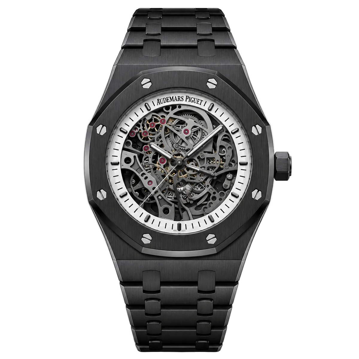 Royal Oak Skeleton 43mm – svart