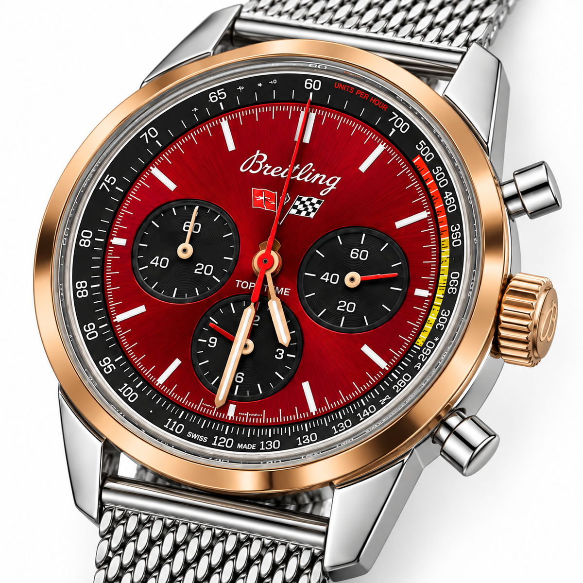 Breitling Top Time Chevrolet Corvette 42mm – Rosso