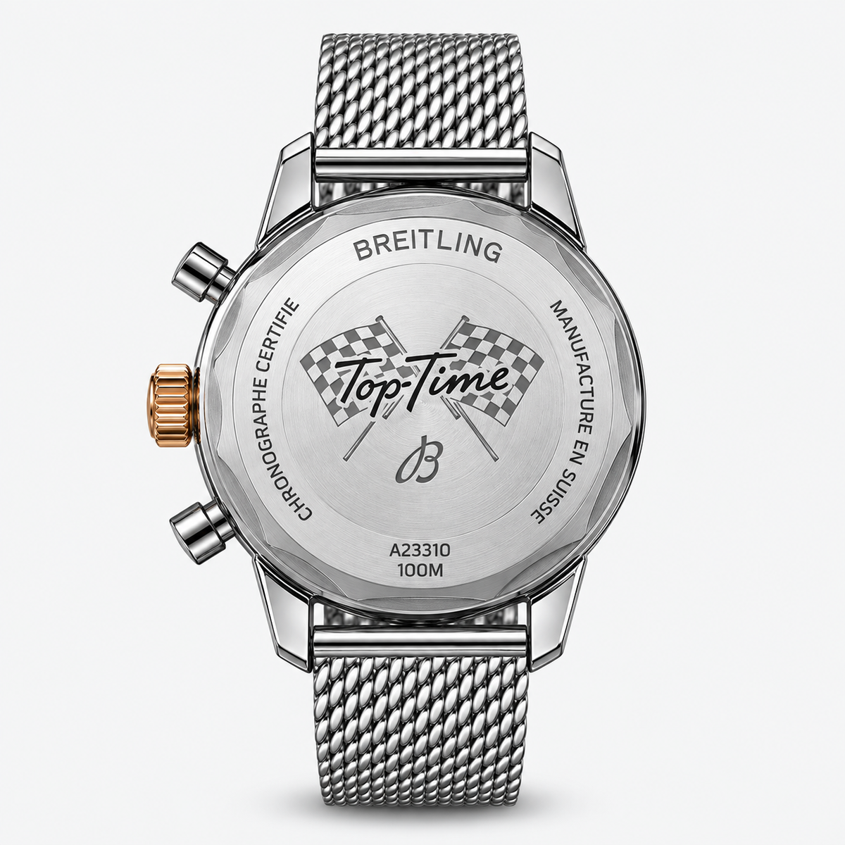 Breitling Top Time Fausto Coppi 41mm – White & Turquoise