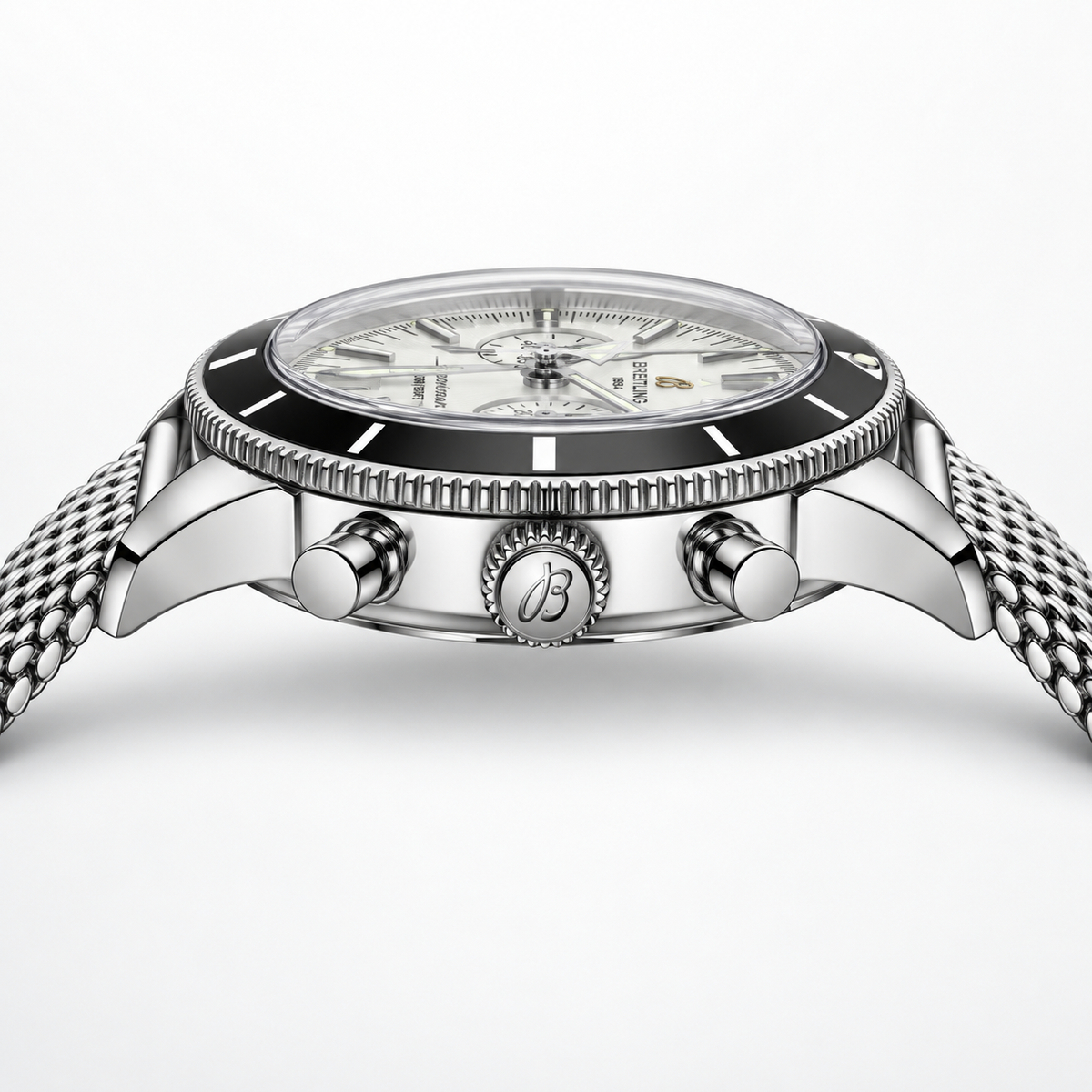 Breitling Superocean Heritage Chronograph 42mm – Maille argentée