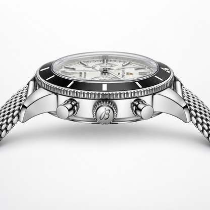 Breitling Superocean Heritage Chronograph 42mm – Maille argentée