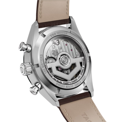 TAG Heuer Carrera Chronograph 42mm – Brunt läderarmband
