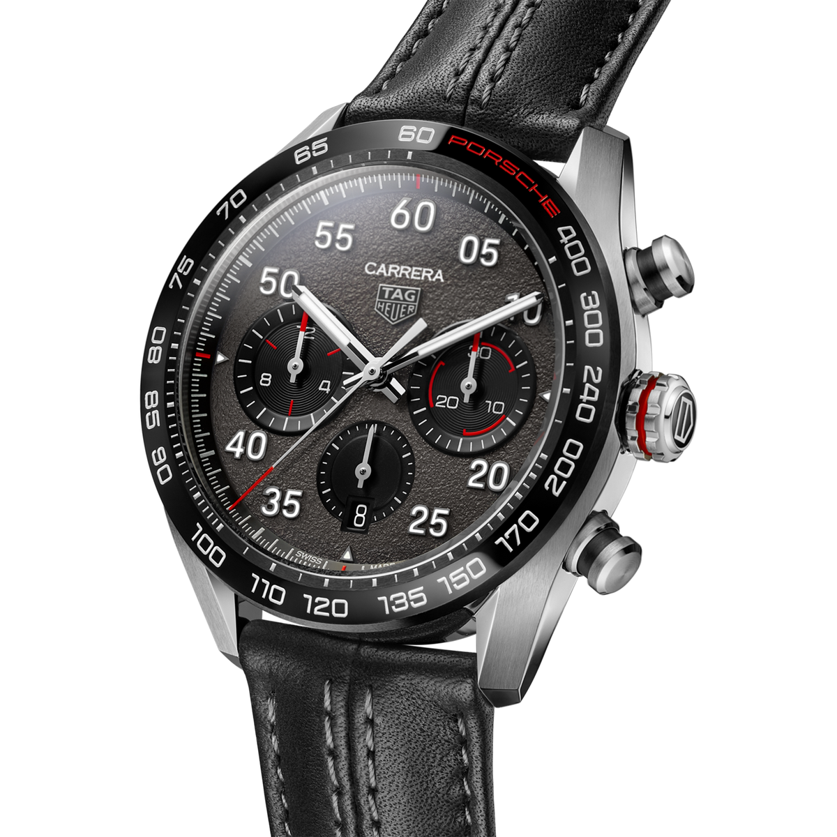 TAG Heuer Carrera Porsche 44mm – Leather Strap