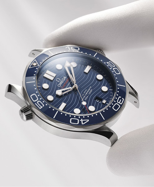 Seamaster Diver 300M blå 42mm stål