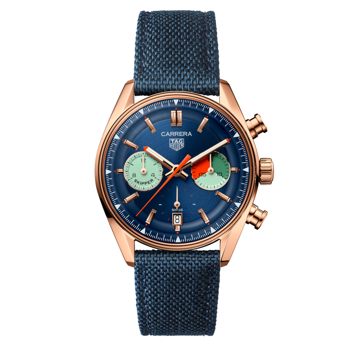 TAG Heuer Carrera Skipper 39mm – Goldfarben