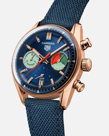 TAG Heuer Carrera Skipper 39mm – Goldfarben