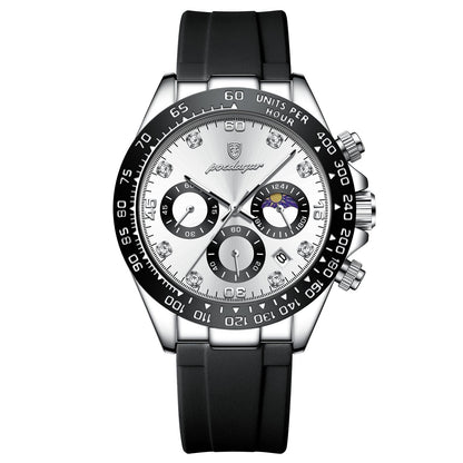 Relógio Poedagar Chronograph Fase Date