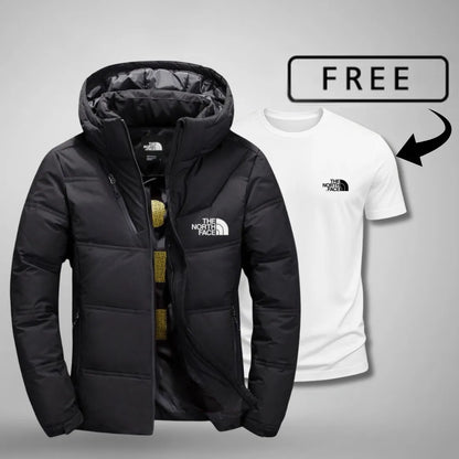 Casaco acolchoado Premium para tempo frio™ + T-shirt de oferta