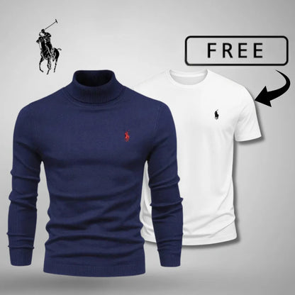 Camisola premium de gola redonda™ + T-shirt grátis hoje