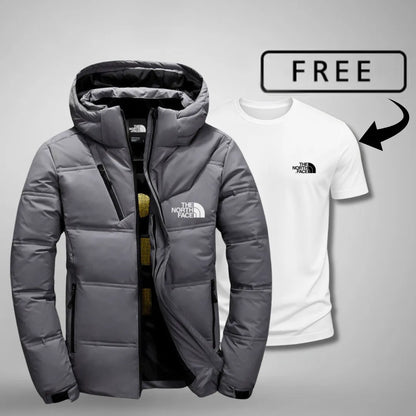 Casaco acolchoado Premium para tempo frio™ + T-shirt de oferta
