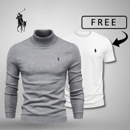 Camisola premium de gola redonda™ + T-shirt grátis hoje