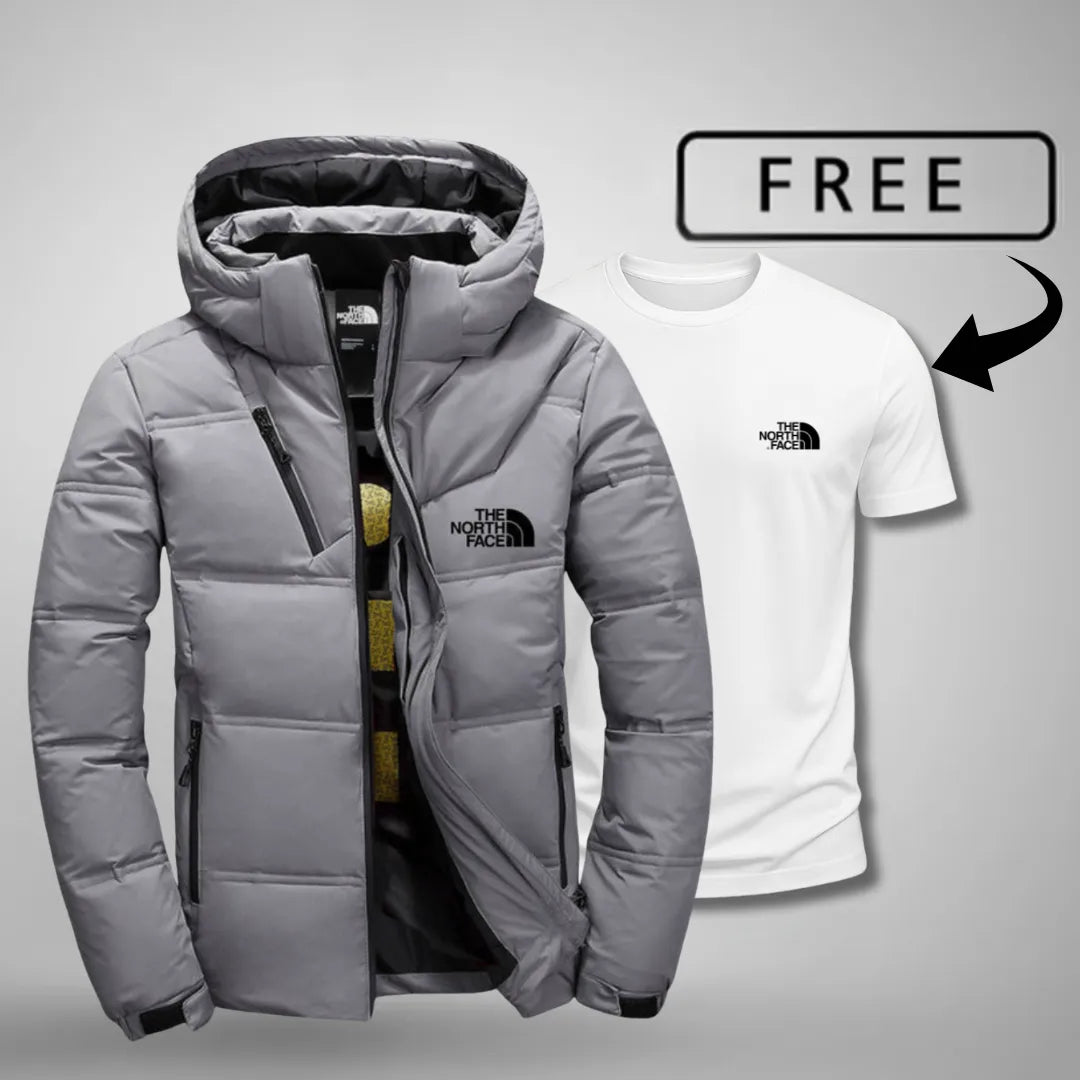 Casaco acolchoado Premium para tempo frio™ + T-shirt de oferta