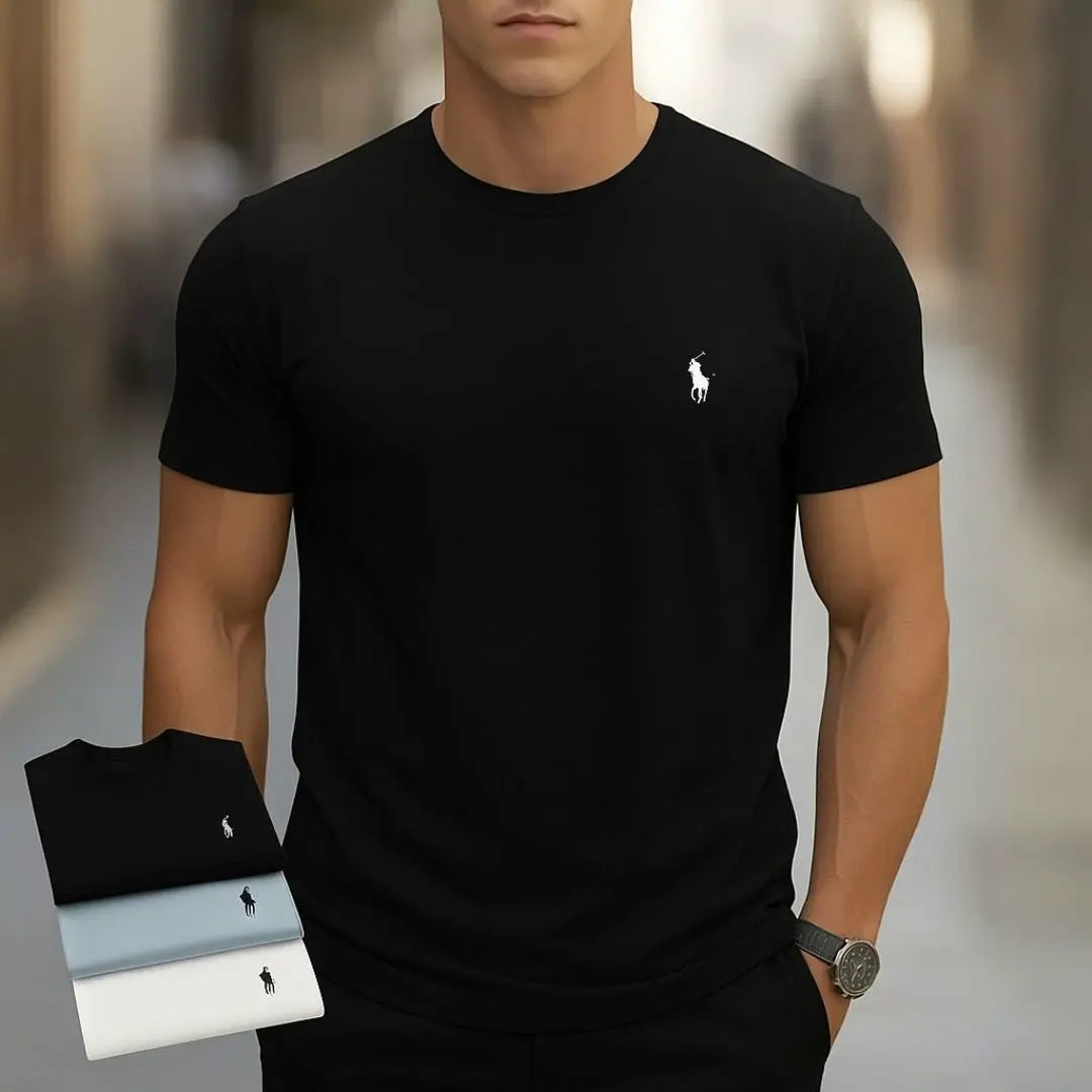 Conjunto de 3 t-shirts premium RL™