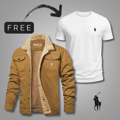 Casaco de sherpa™ + T-shirt premium GRÁTIS