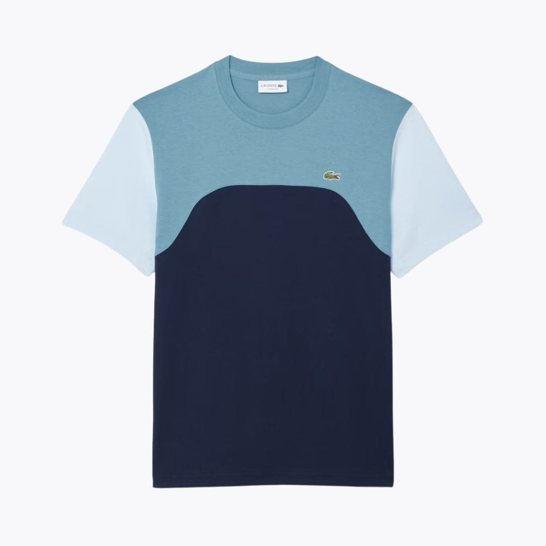 T-shirt LC de jersey de algodão com blocos de cor