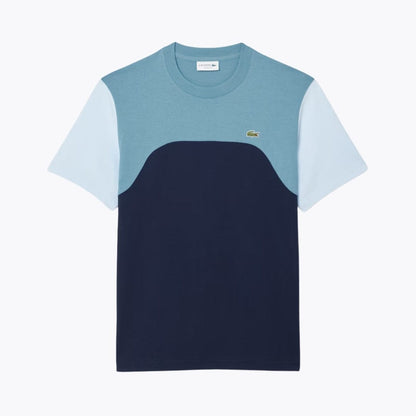T-shirt LC de jersey de algodão com blocos de cor