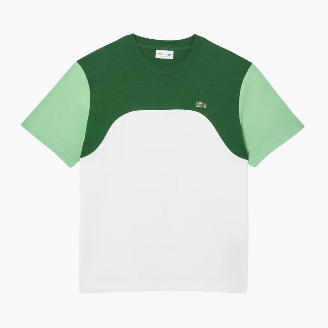 T-shirt LC de jersey de algodão com blocos de cor