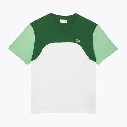 T-shirt LC de jersey de algodão com blocos de cor