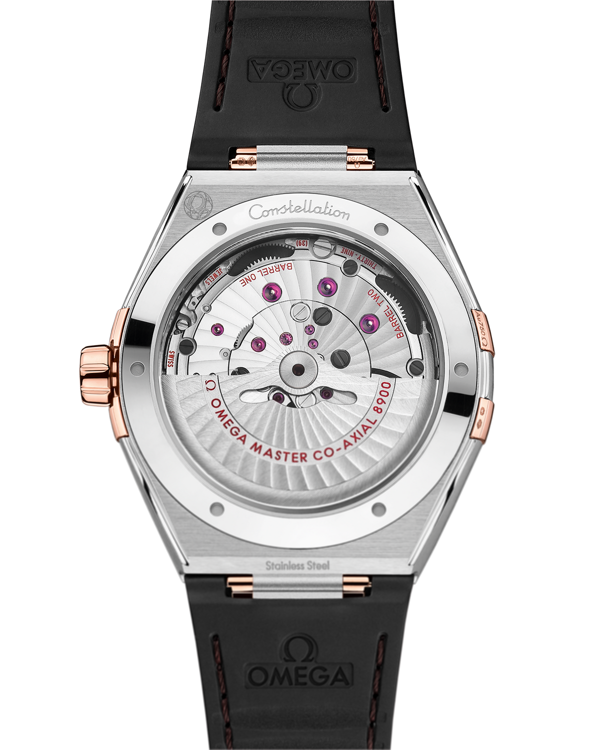 Constellation 41mm Steel Leather Strap