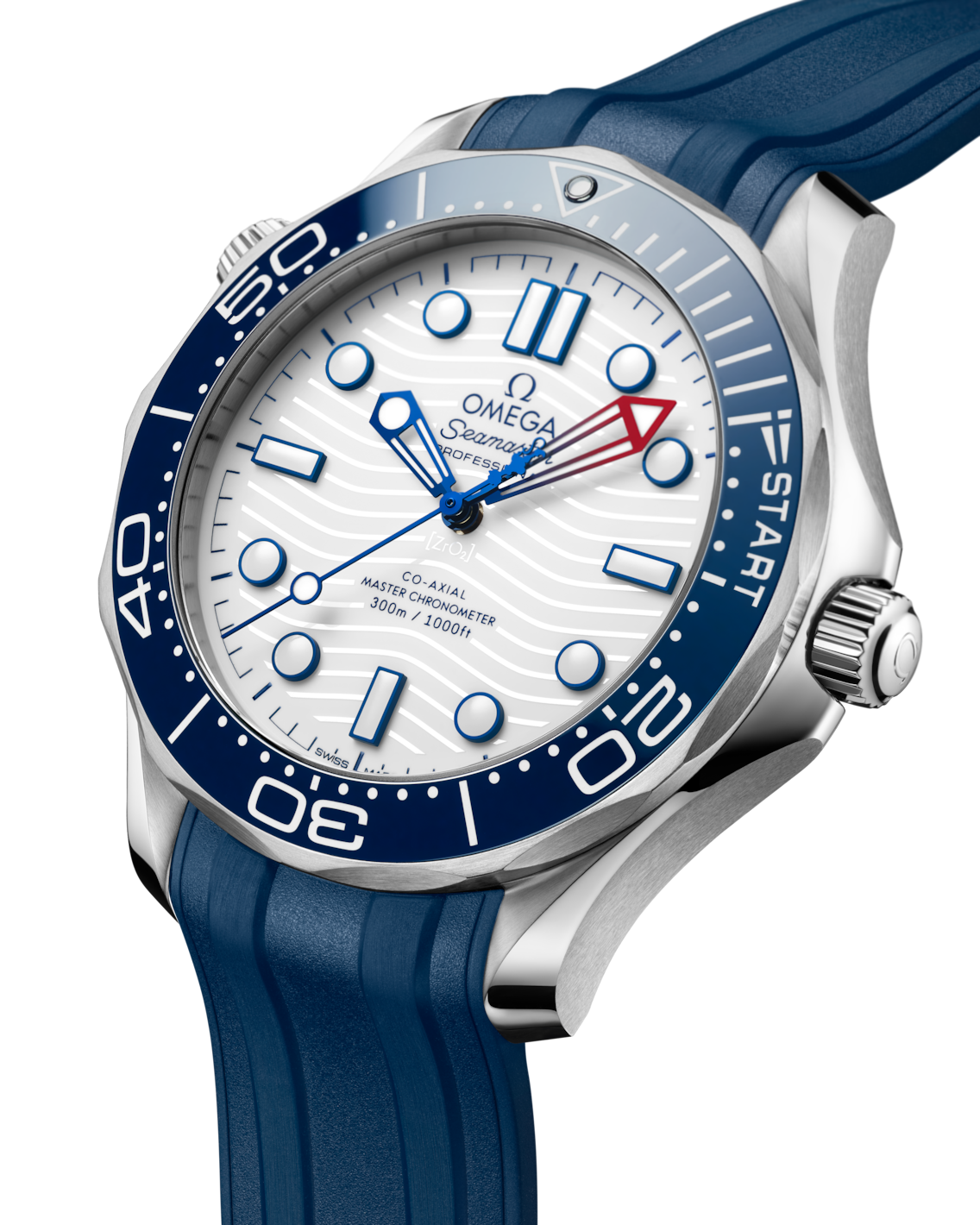 Seamaster Diver 300M America's Cup 42mm Rubber Strap