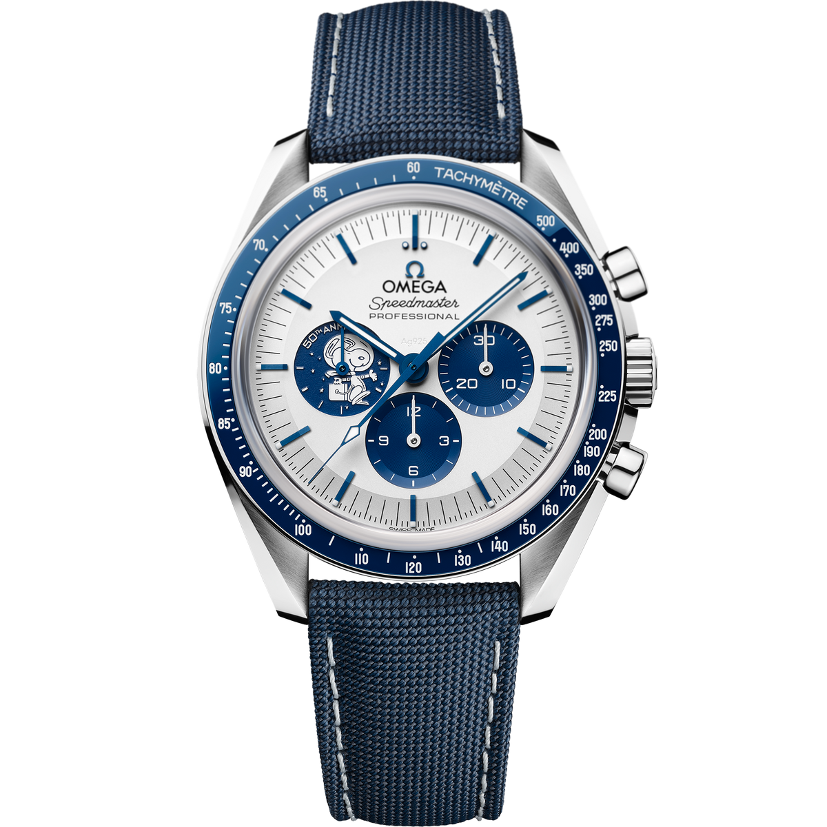 Speedmaster Silver Snoopy Award 50. évfordulója 42mm