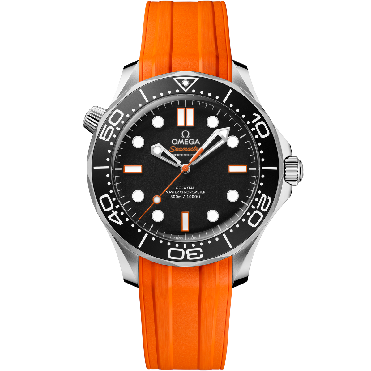 Seamaster Diver 300M 42mm Orange Rubber Strap