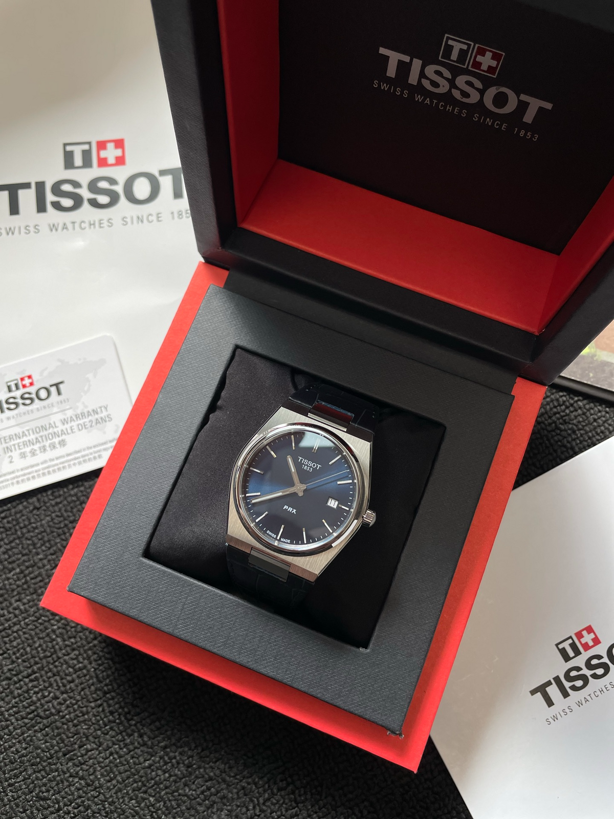 Reloj ТЅТ PRX de 40 mm azul